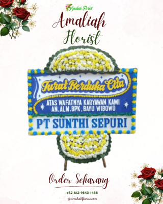 Papan Bunga Duka di Gamelia