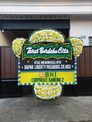 Papan Bunga Duka di Gamelia