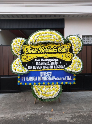 Papan Bunga Duka di Gamelia