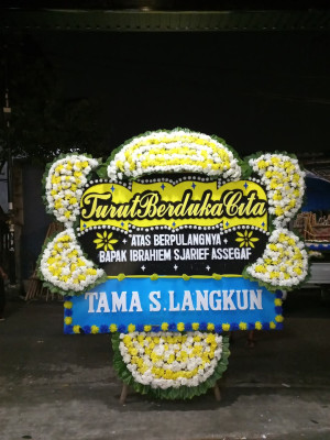 Papan Bunga Duka di Gamelia