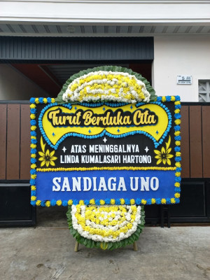 Papan Bunga Duka di Gamelia